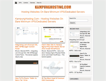 Tablet Screenshot of kampunghosting.com